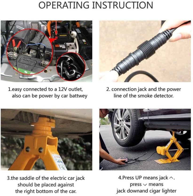 Electric Car Jack 3 Ton, 12V - Image 7
