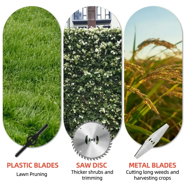 Electric Cordless Lawnmower Electric Rotary Lawn Mower, Close Edge Cutting, Rear Roller, Manual Height Adjust - Image 3