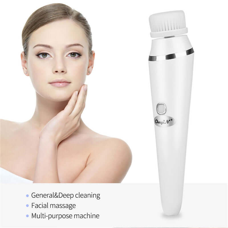 Electric Face Cleansing Brush Facial Massage Brush Beauty Tool - Image 9