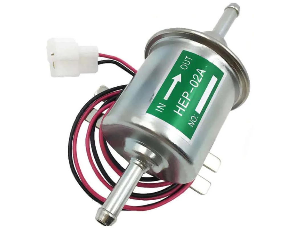 Electric Fuel Pump 2V Heavy Duty Electric Fuel Pump Metal Solid Petrol 12 Volts - Image 4