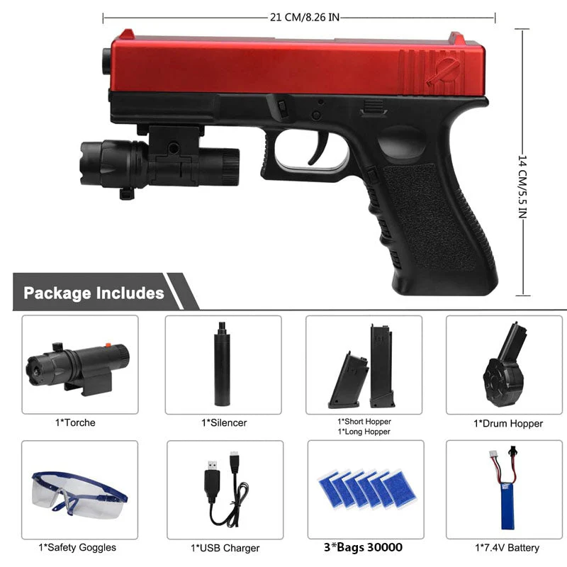Electric Gel Blaster Water Gun with 30,000 Gel Balls Water Toys - Image 4