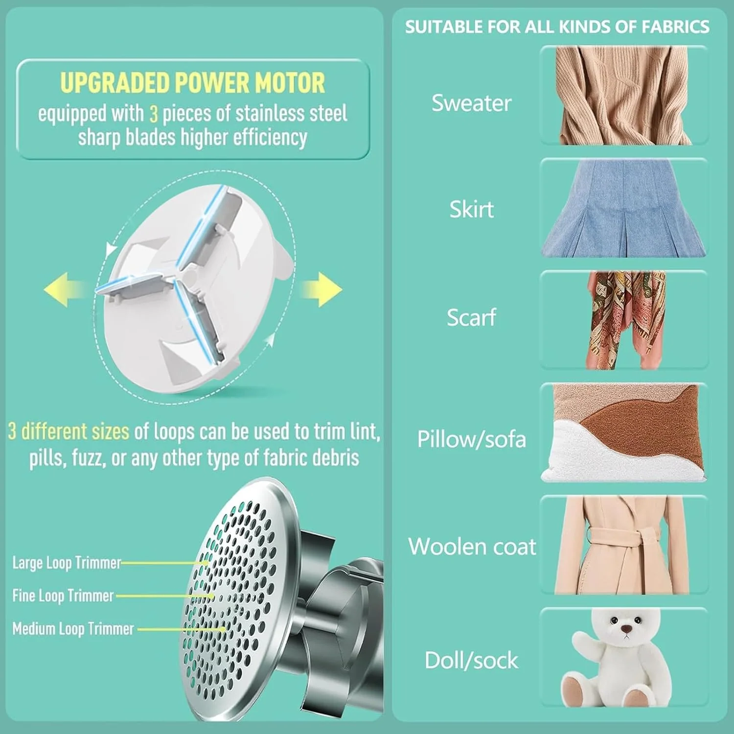 Electric Lint Remover Rechargeable - Image 9