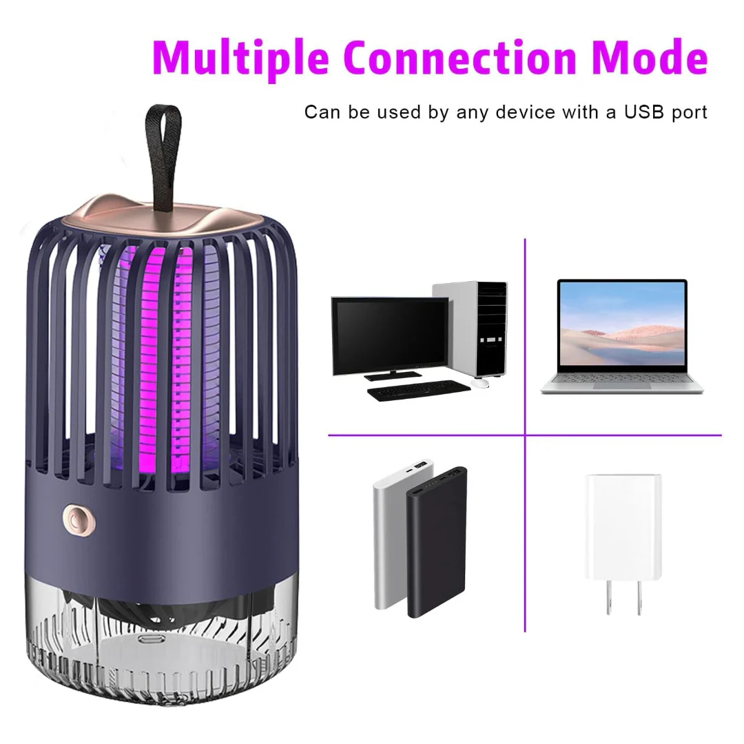 Electric Mosquito Killer Lamp Mosquito Zapper (Blue) - Image 10