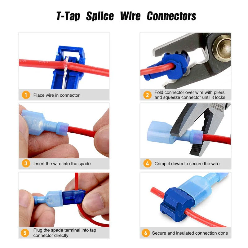Electrical Terminal Crimp Wire Connectors 120Pcs - Image 2