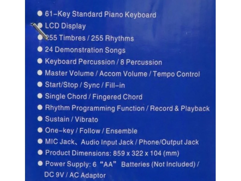 Electronic Keyboard Piano and Piano Stand - Image 9