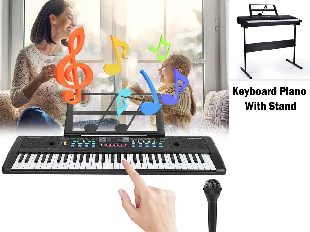 Electronic Keyboard Piano and Piano Stand - Image 10