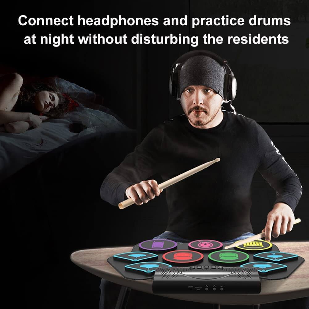 Electronic Roll Up Drum Kit - Image 4