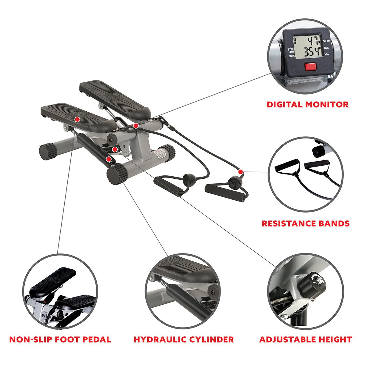 Electronic Stepper Mini Elliptical Trainer - Image 7