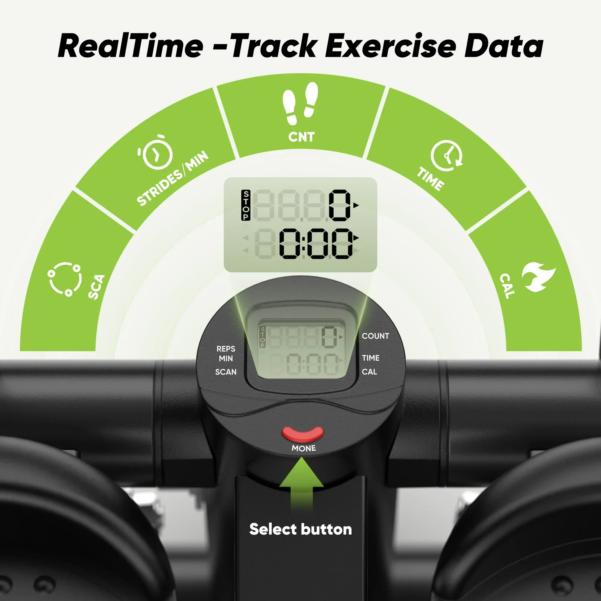 Electronic Stepper Mini Elliptical Trainer - Image 4