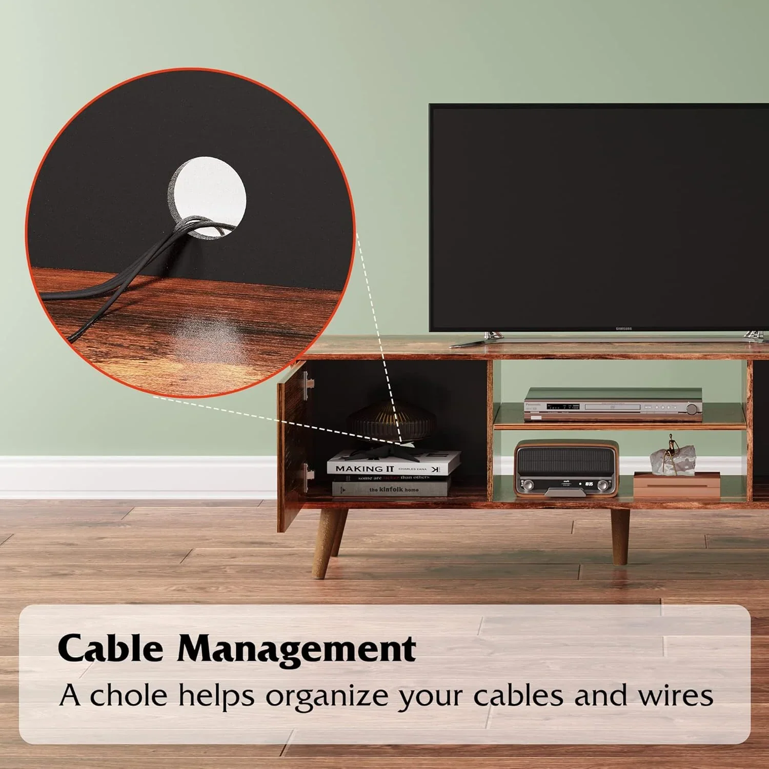 Elegant Retro Entertainment Unit TV cabinet TV Stand - Image 11
