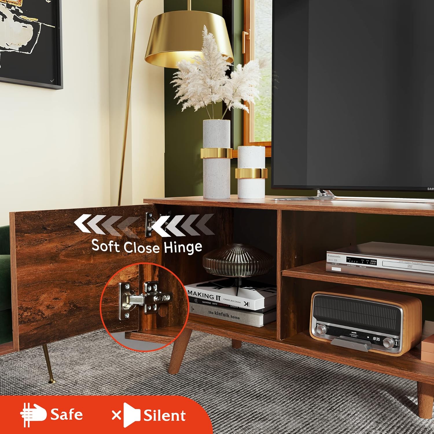 Elegant Retro Entertainment Unit TV cabinet TV Stand - Image 8