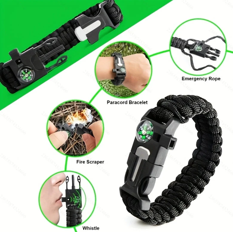 Emergency Survival Kit Camping Accessories For Camping Hiking Hunting Fishing - Image 3