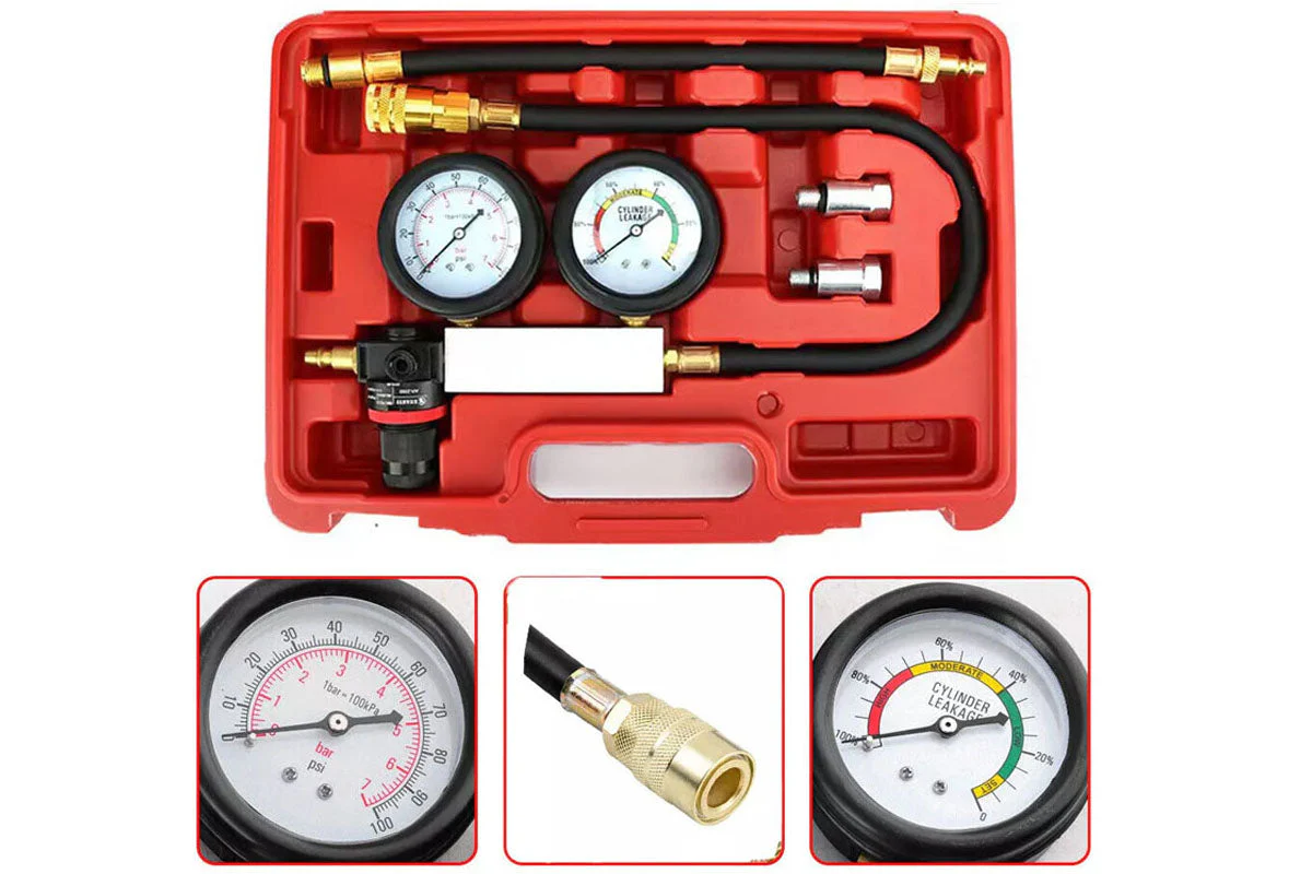 Engine Cylinder Leak Tester Leak Down Test Tool Kit Automotive Special Tool Kit - Image 2