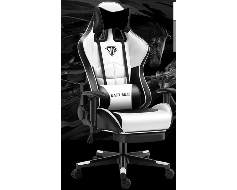 Gaming Chair – Ergonomic Reclining Gaming Chair with Footrest - Image 43