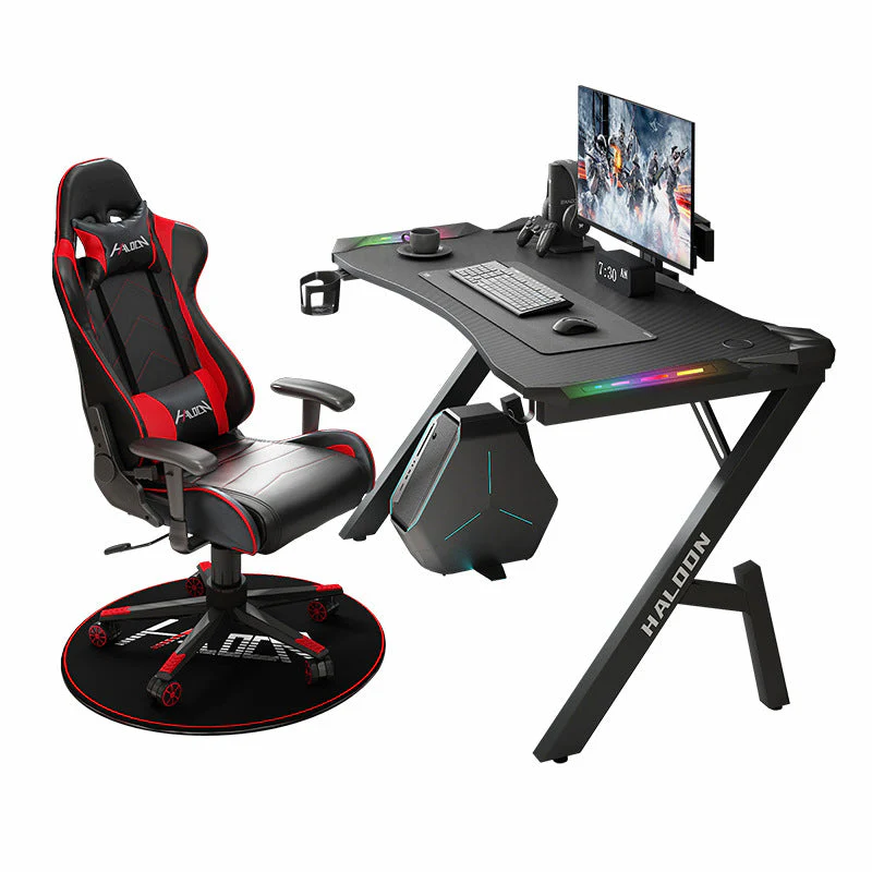 ERGONOMIC GAMING DESK Gaming Table Computer Desk 140cm - Image 2