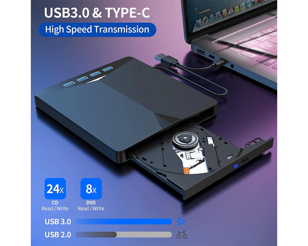 External DVD Drive CD/DVD Writer - Image 5