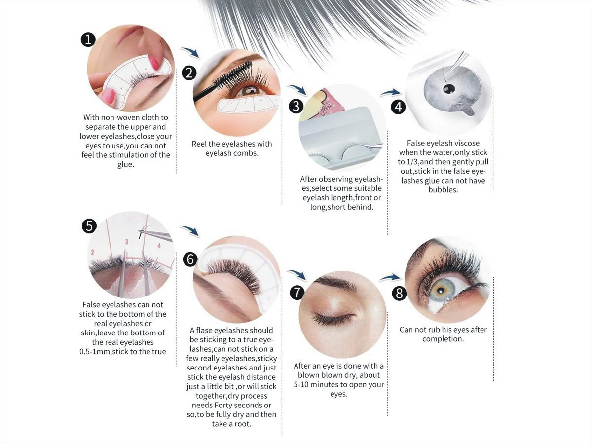Eye Lash Extensions Kit 12 Pcs Eyelash Extension - Image 12