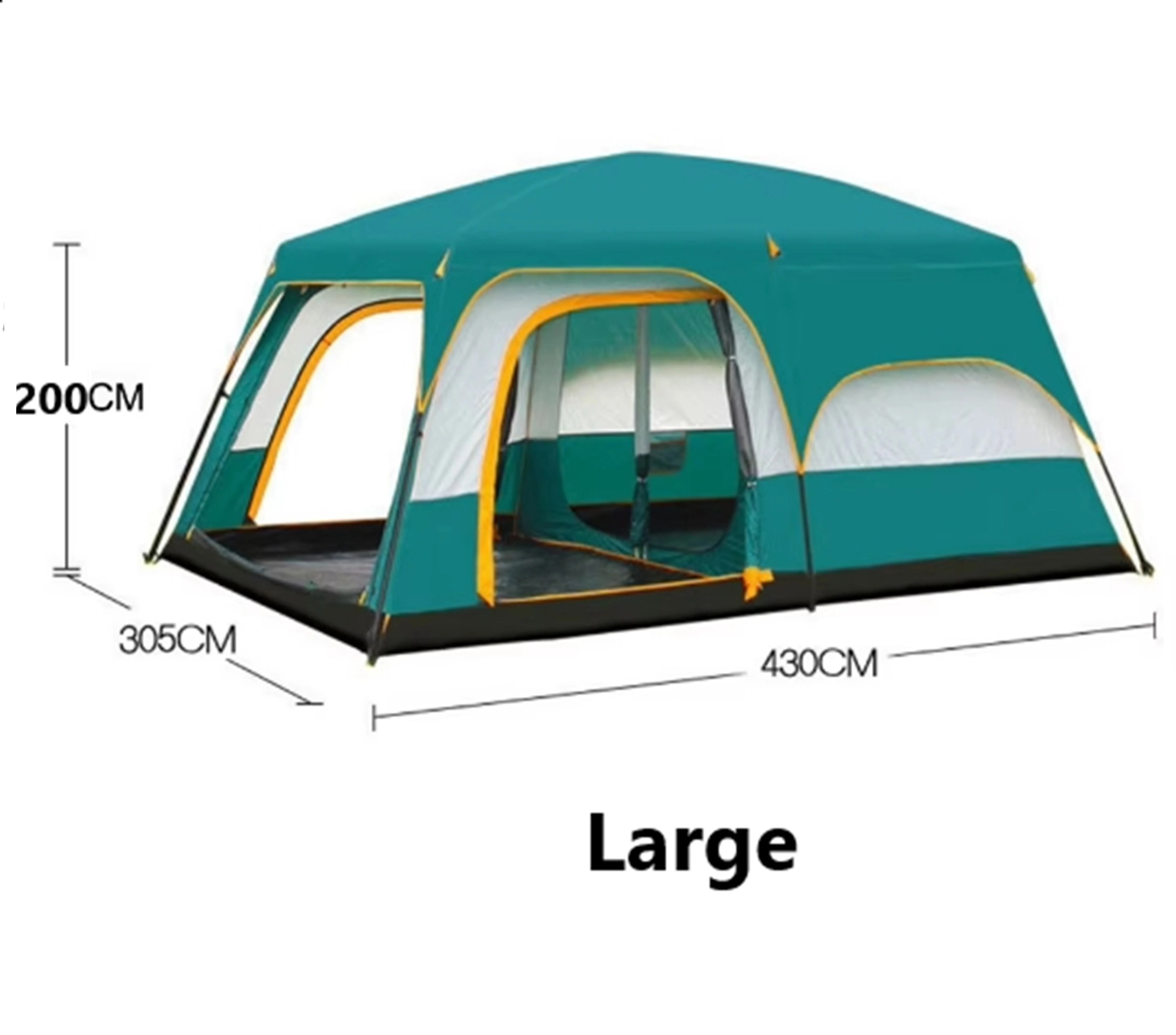 Clearance!!! Family Outdoor Camping Tent – Double Layer, Family Cabin Tent - Image 4