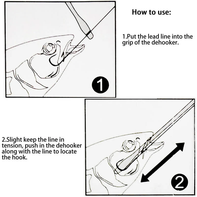 Fishing Hook Remover Detacher Extractor Fishing Tackle Removal Tool With Strap - Image 9