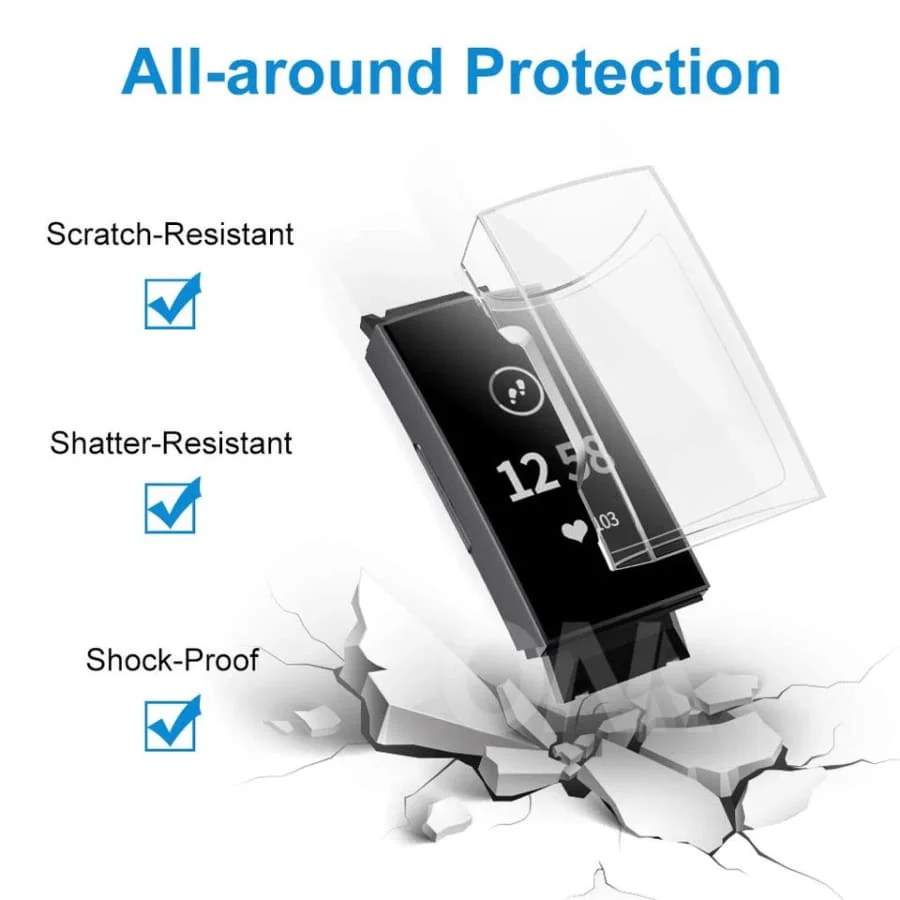 Protective Case for Fitbit Charge 3 / 4 (Clear) - Image 2