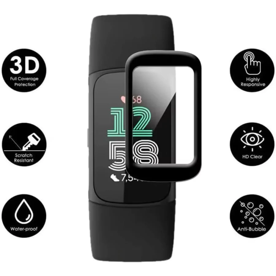 Screen Protectors for Fitbit Charge 5 (Set of 2) - Image 2
