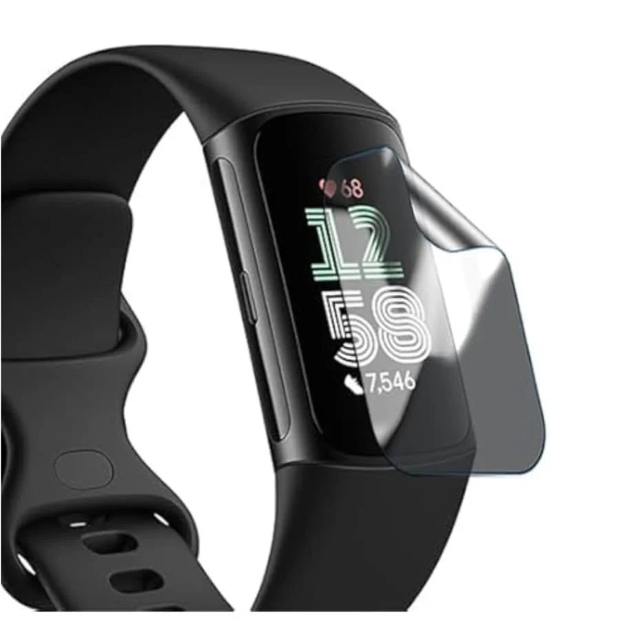 Hydrogel Screen Protector for Fitbit Charge 6 (Pack of 6) - Image 2