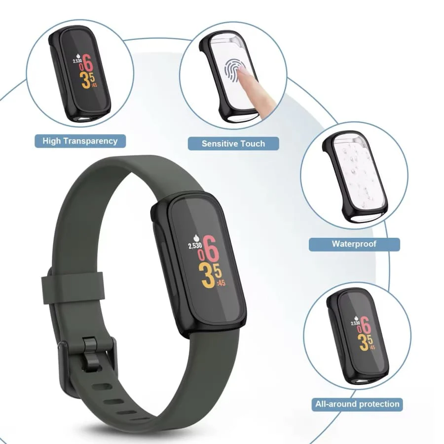 Protective Case for Fitbit Inspire 2 (Black) - Image 2