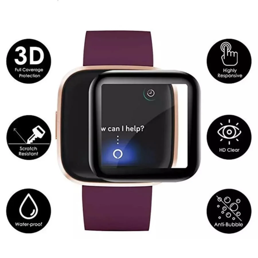Screen Protectors for Fitbit Versa 2 (Pack of 2) - Image 3