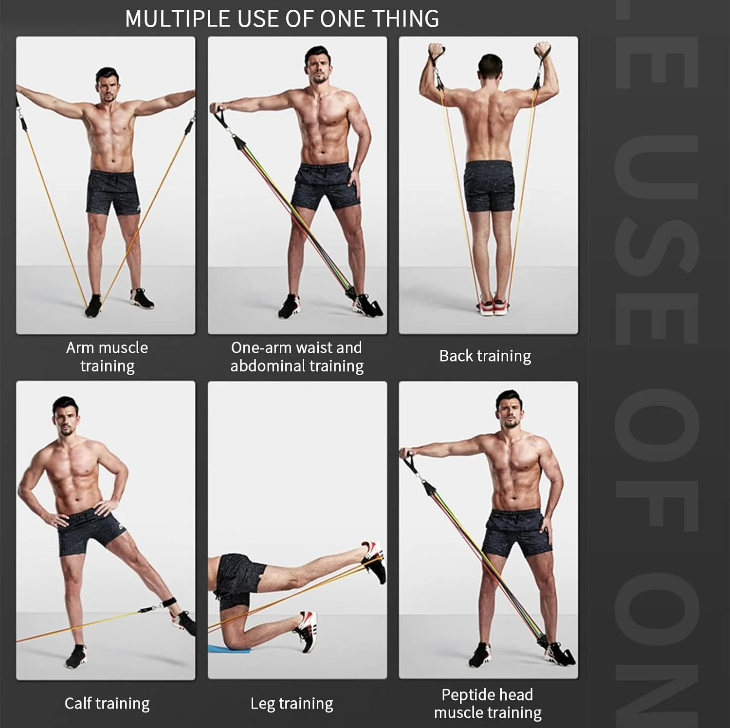 Fitness Exercises Resistance Bands Set - Image 8