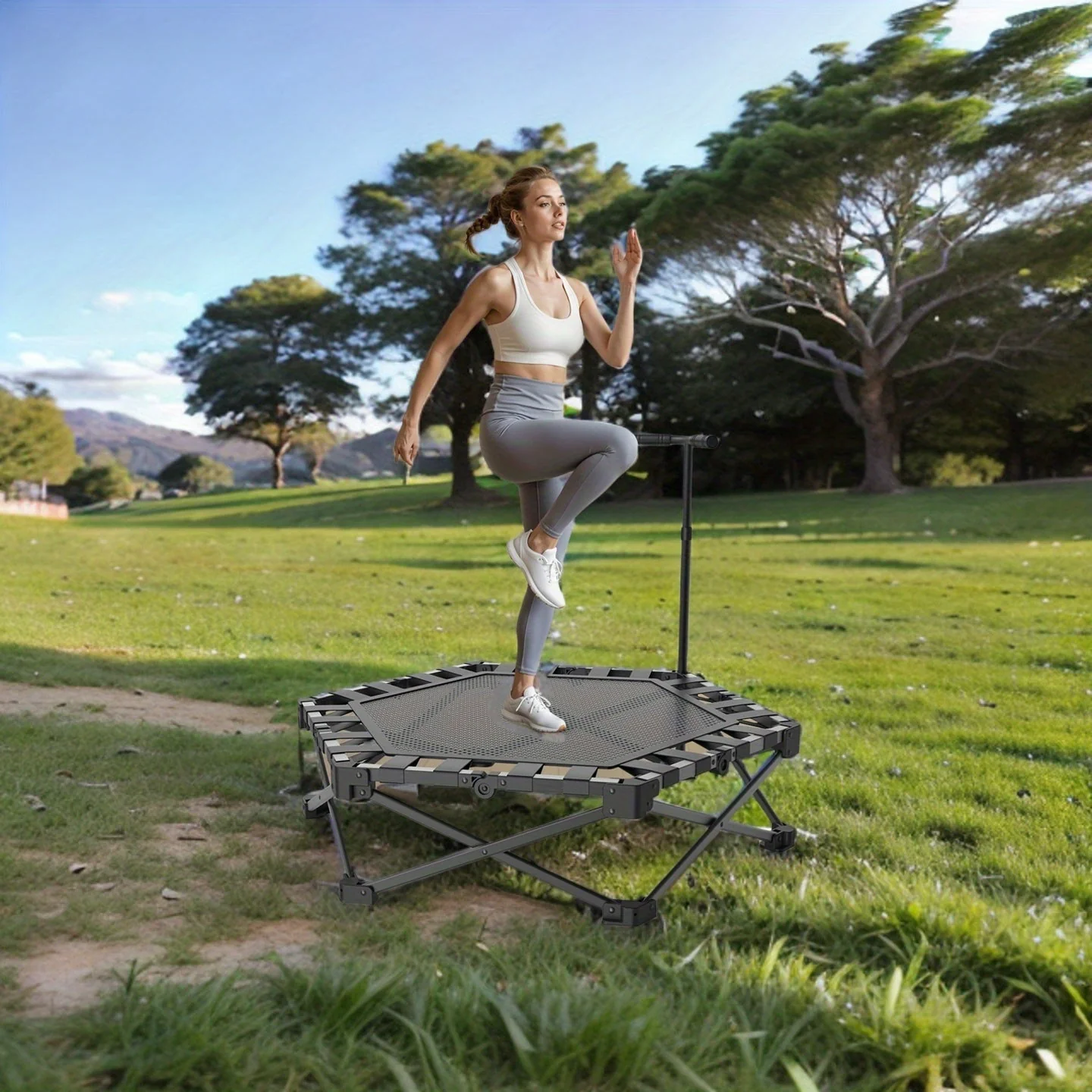 Fitness Trampoline Rebounder - Image 12