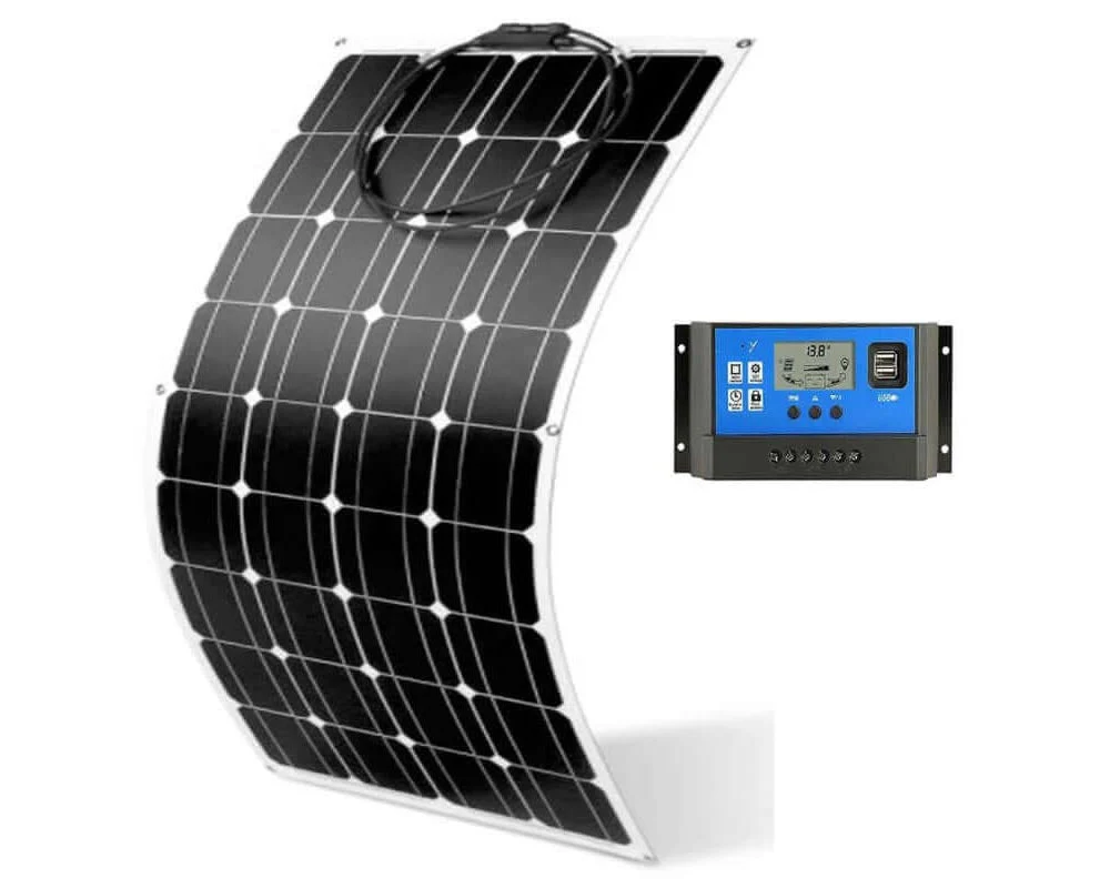 Flexible 100W Solar Panel with controller - Image 2
