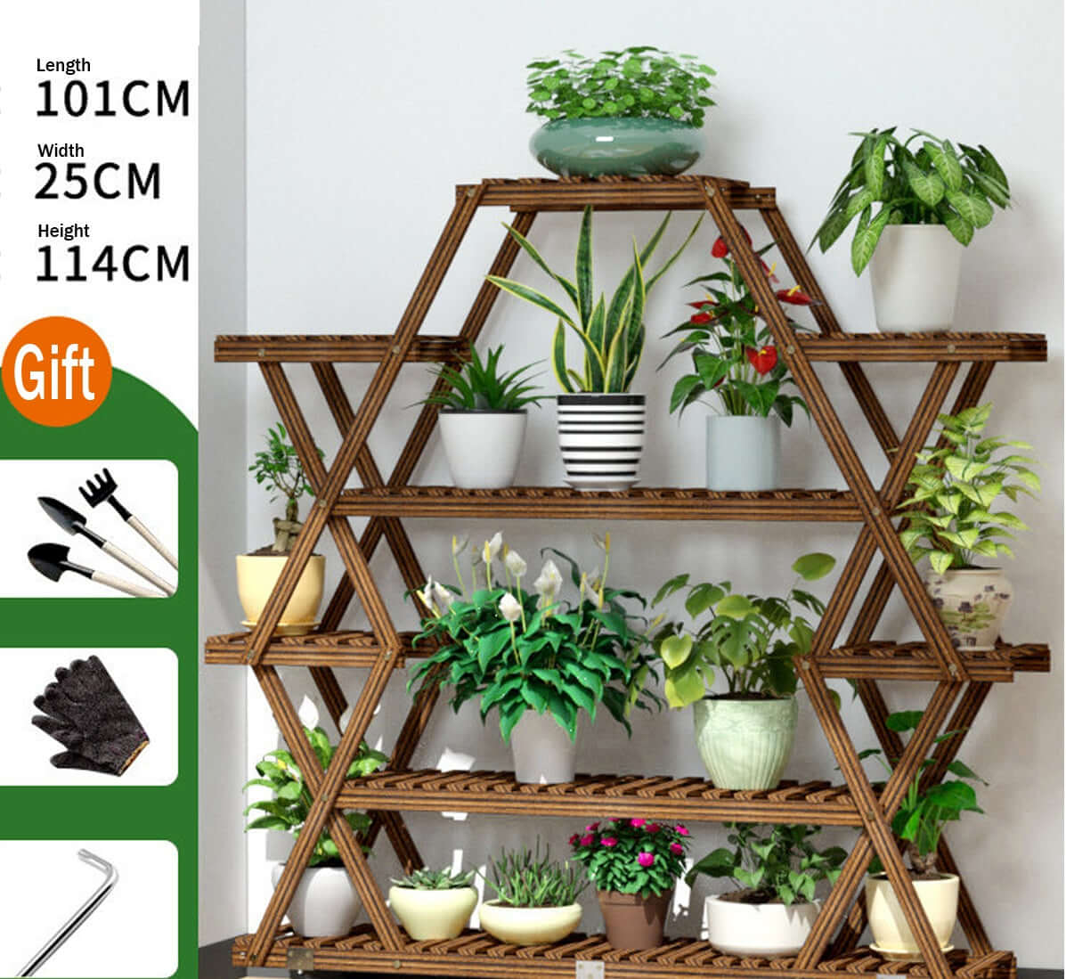 Flower Pot Plant Pot Stand Rack - Image 3