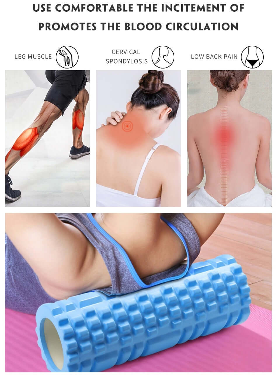 Foam Roller Yoga Roller Density Deep Tissue Massager - Image 2