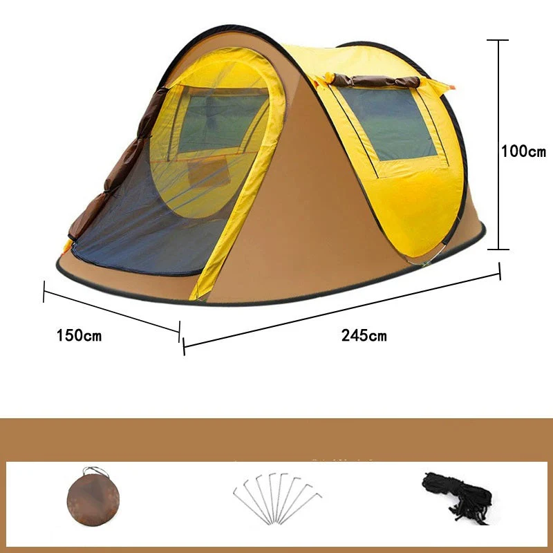 Foldable Camping Tent – Instant Pop-Up (245 × 150 × 105 cm) - Image 2