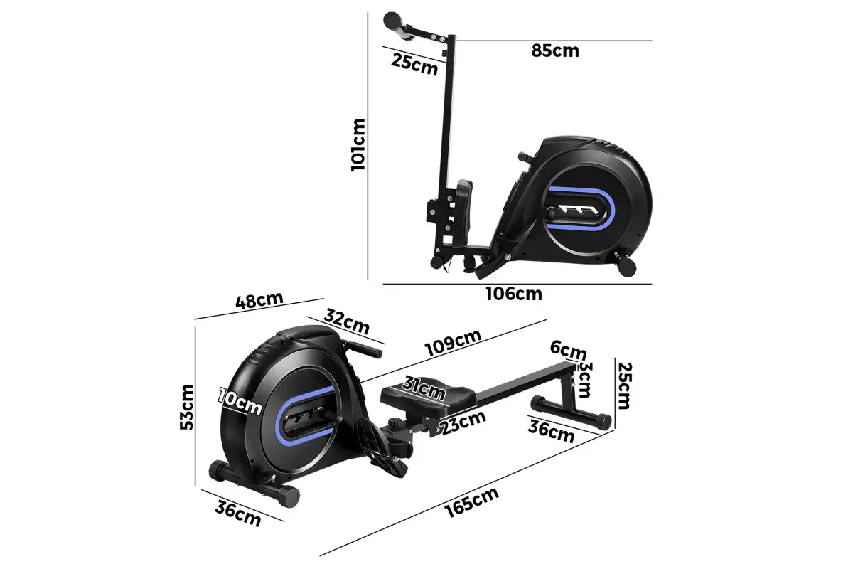 Foldable Mechanical Exercise Rowing Machine - Image 7