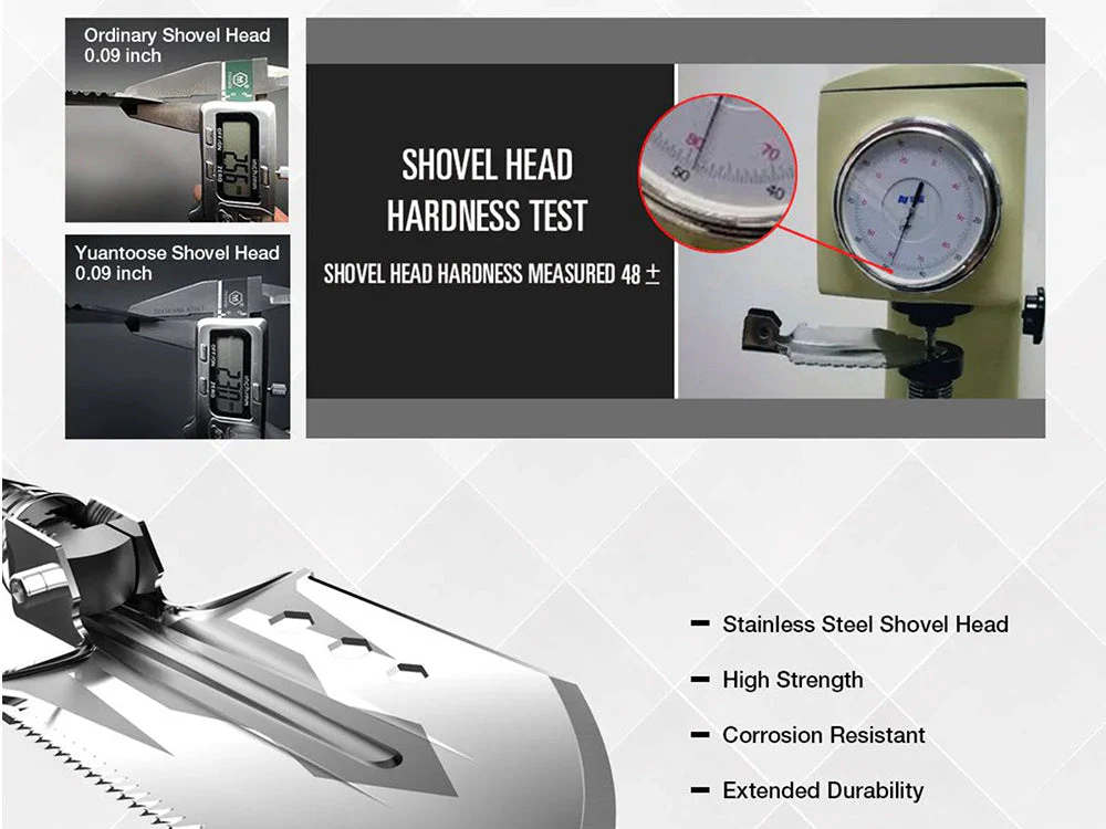 Folding Multifunction Survival Shovel - Image 5