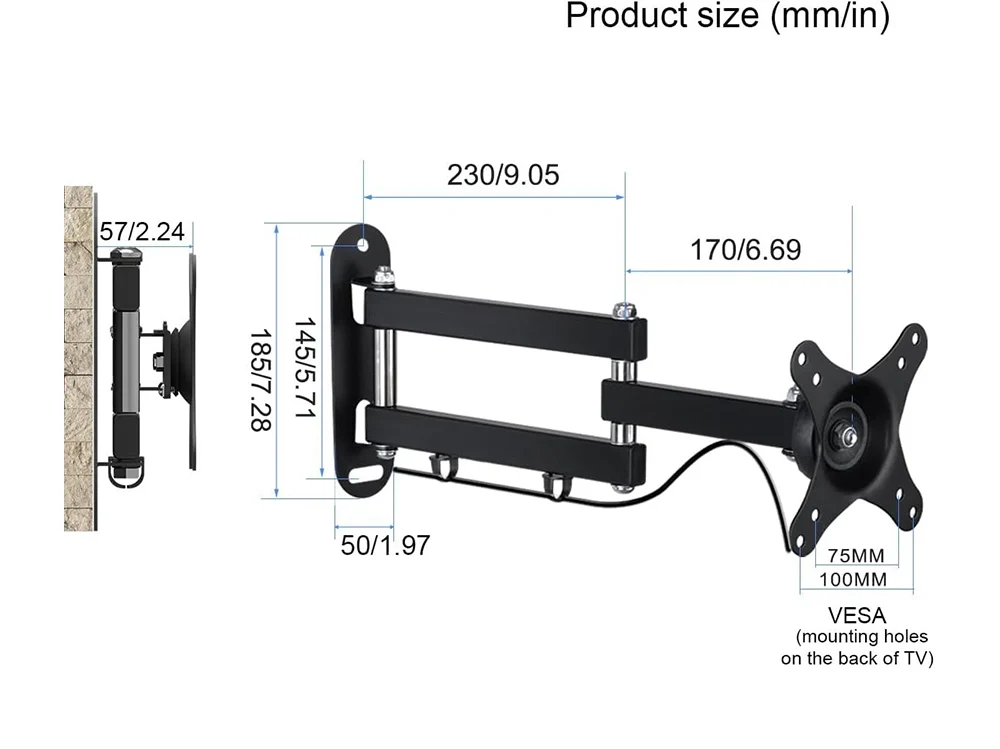 Universal Tv Wall Mount  10-26 Inch - Image 17