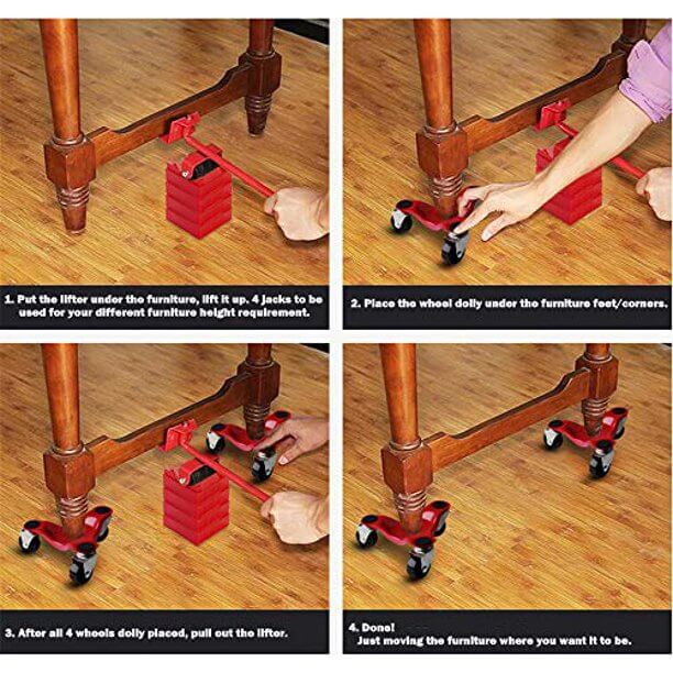 Furniture Mover Lifter Slider Red - Image 6