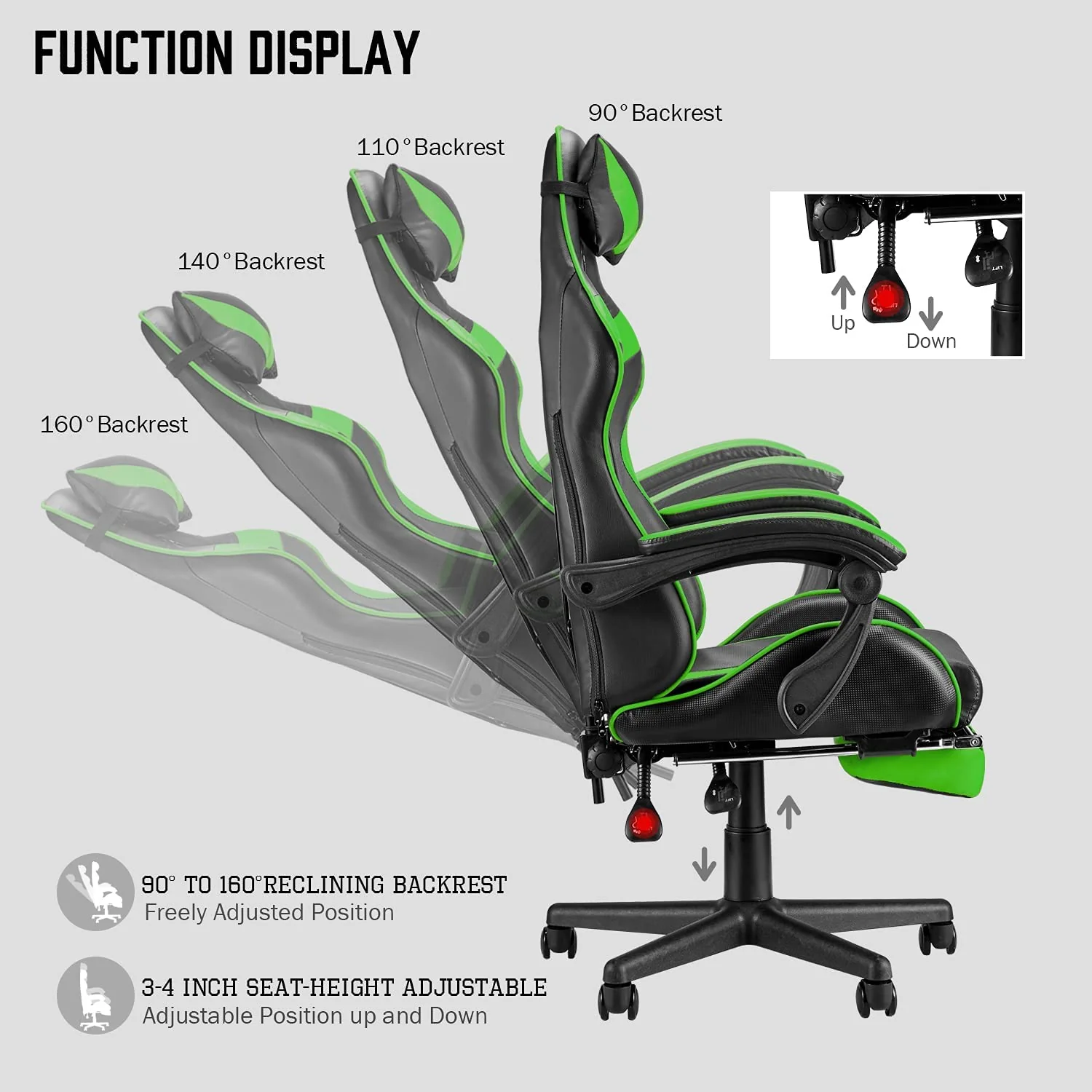 Gaming Chair Racing Chair + Desk - Image 10