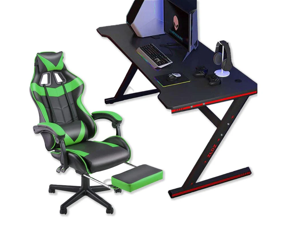 Gaming Chair Racing Chair + Desk - Image 12