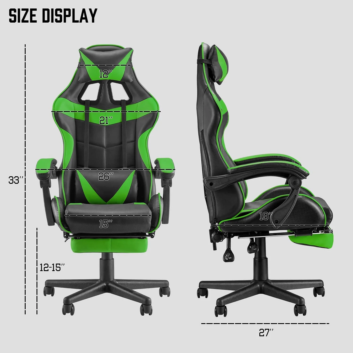 Gaming Chair Racing Chair + Desk - Image 9