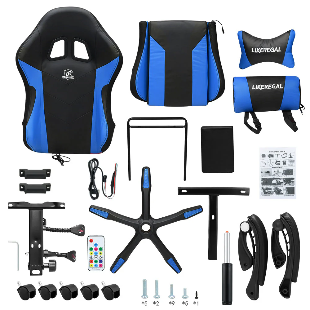 Gaming Chair With Gaming Desk Table - Image 9
