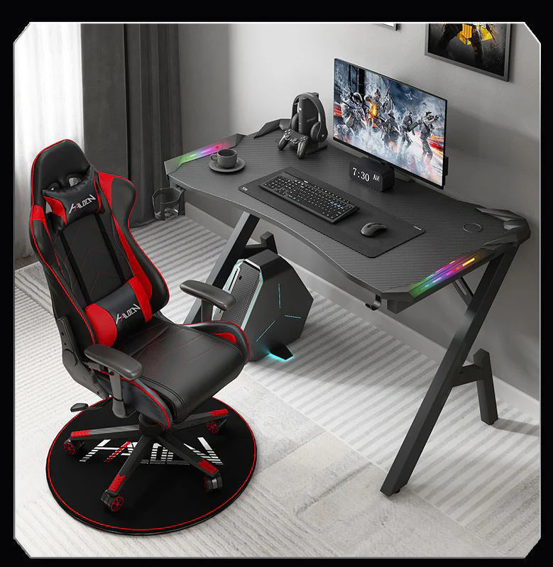 Gaming Desk Table 120cm RGB Light - Image 7