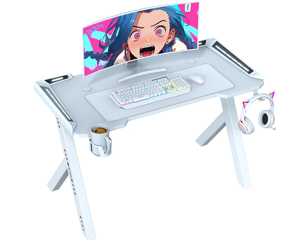 Gaming Desk with RGB LED Lights - Image 10