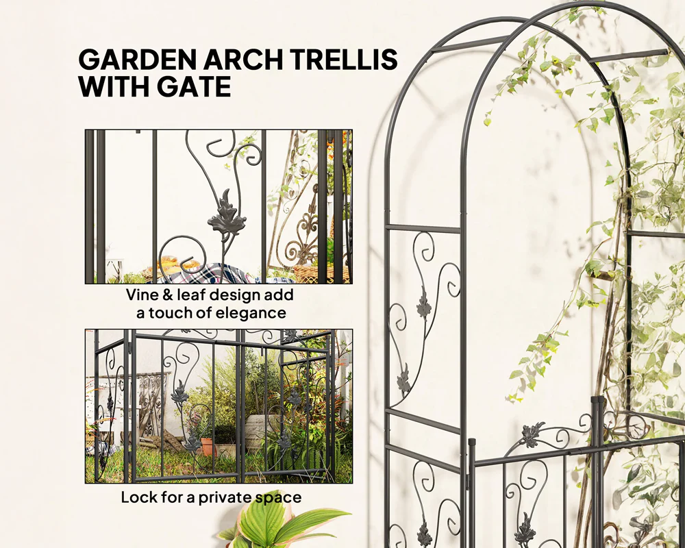 Garden Arch Archway Garden Ornament - Image 7