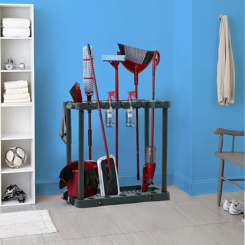 Garden Tools Rack Shovel Standing Storage Rack - Image 5