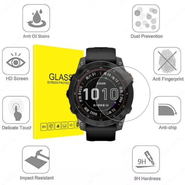 Screen Protector for Garmin fenix 7/7 Pro Series (47mm) - Image 2
