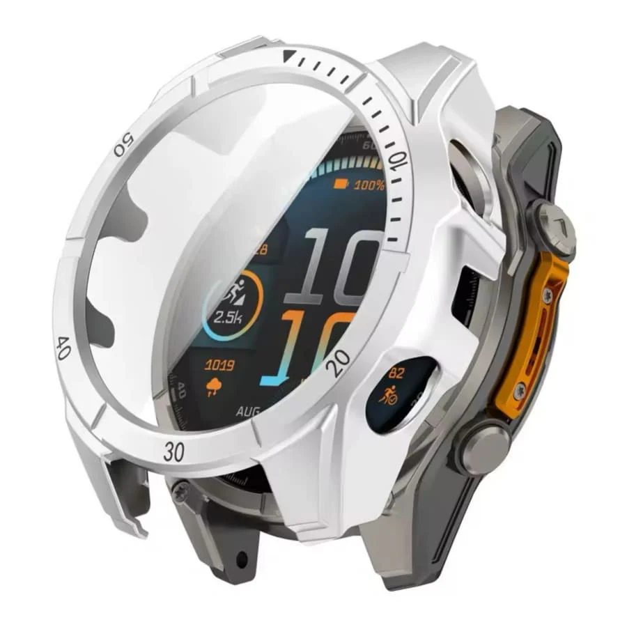 Protective Case for Garmin fenix 8 (51mm) Series (Silver)
