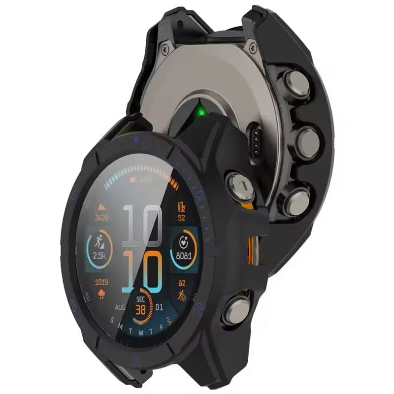Protective Case for Garmin fenix E (47mm) Series (Black) - Image 2