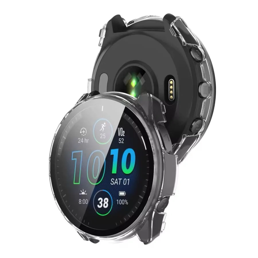 Protective Case for Garmin Forerunner 965 (Clear/ring) - Image 2